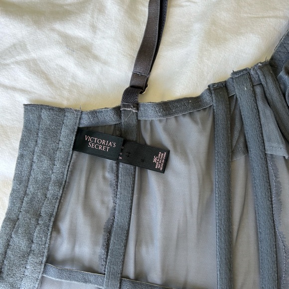 NWOT gray/blue Victoria’s Secret corset - Picture 3 of 4